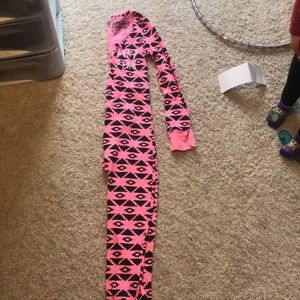 Pink Victoria’s Secret onesie